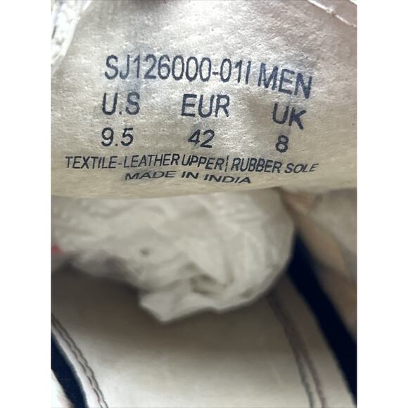 Vintage Seven For All Mankind Men BEIGE Ern Oxford Shoes Size 9.5